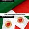 G128 Combo Pack: 6 Feet Tangle Free Spinning Flagpole (Silver) Portugal Portuguese Flag 3x5 ft Printed 150D Brass Grommets (Flag Included) Aluminum Flag Pole